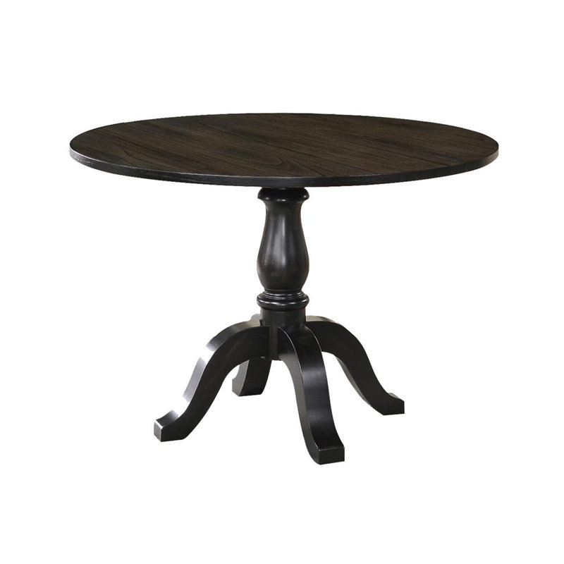 Table de salle à manger Riveria , Noir rétro