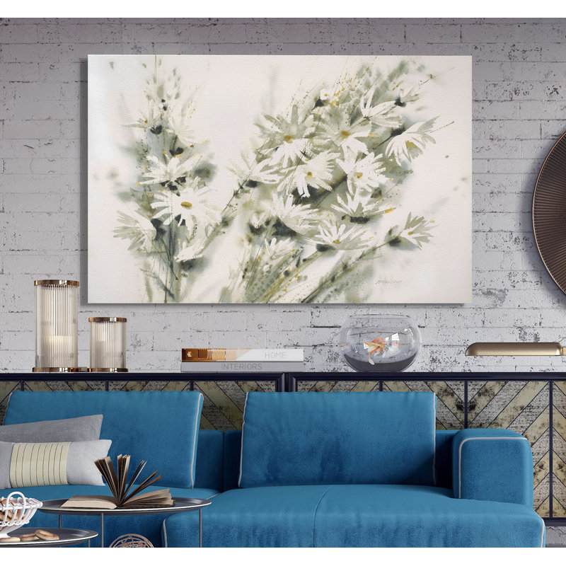 « cascade », reproduction d’impression, H 18 po x l 27 po x P 1,5 po, Toile tendue