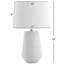 Lampe de table Angeleno avec port USB