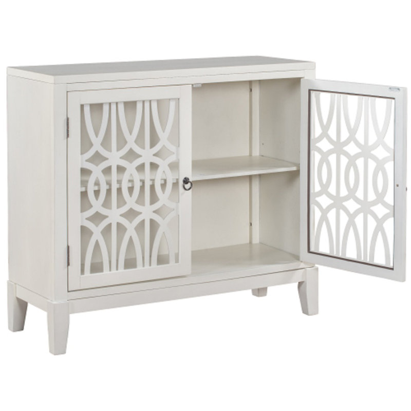 Armoire d'appoint 2 portes, Crème / blanc