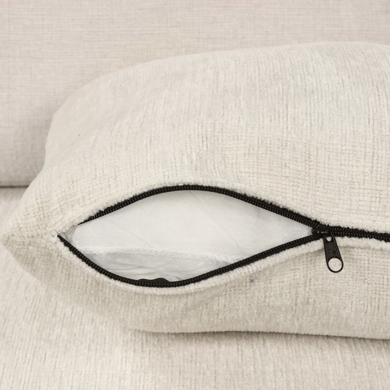 Canapé-lit modulaire convertible en U de 108,7 po , Beige
