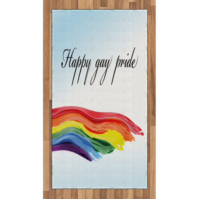 Tapis décoratif Pride, Rectangle 2 pi 7 po x 5 pi