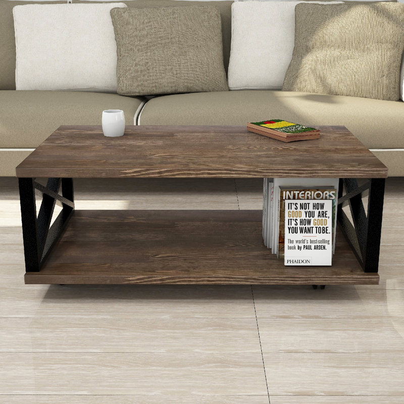 Table basse avec rangement Kenworthy Wheel