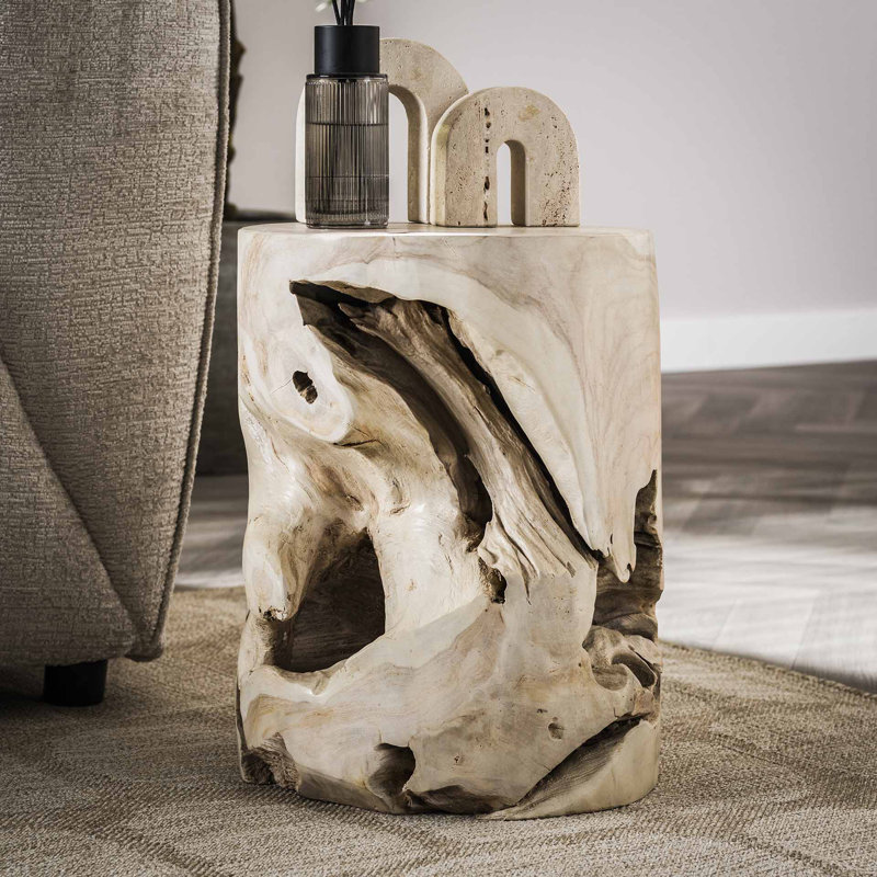 Delmoe Solid Wood End Table