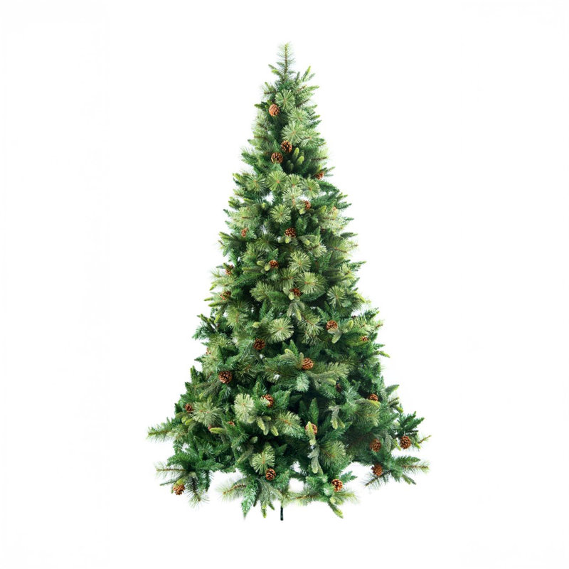 Lighted Artificial Christmas Tree, 8 ft.
