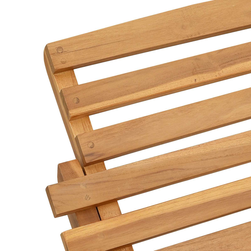 55cm Long Acacia Single Chaise