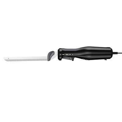 Couteau à découper électrique de 9 po avec pales en acier inoxydable et poignée ergonomique Black + Decker