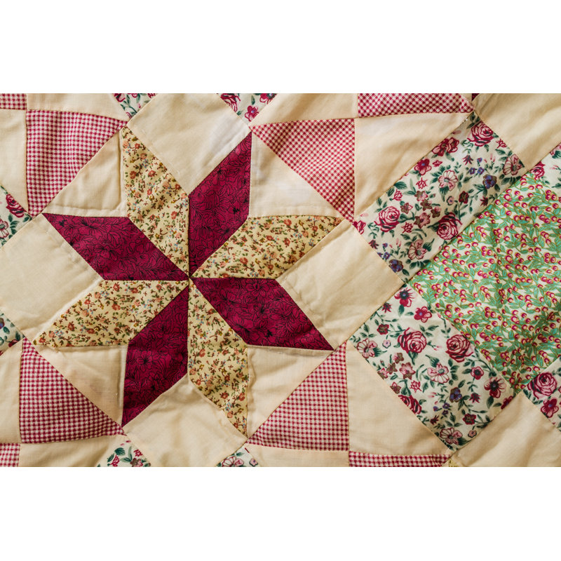 Patchwork Quilt - Impression sur toile tendue, H 8 po x l 12 po x P 1,25 po