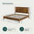 Vivian DELUXE Platform Bed Frame with Headboard – Acacia Wood-1218645926-1258201846