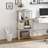 4-Tier 43.3" Corner Shelf, Open Shelves for Display and Storage-434006499