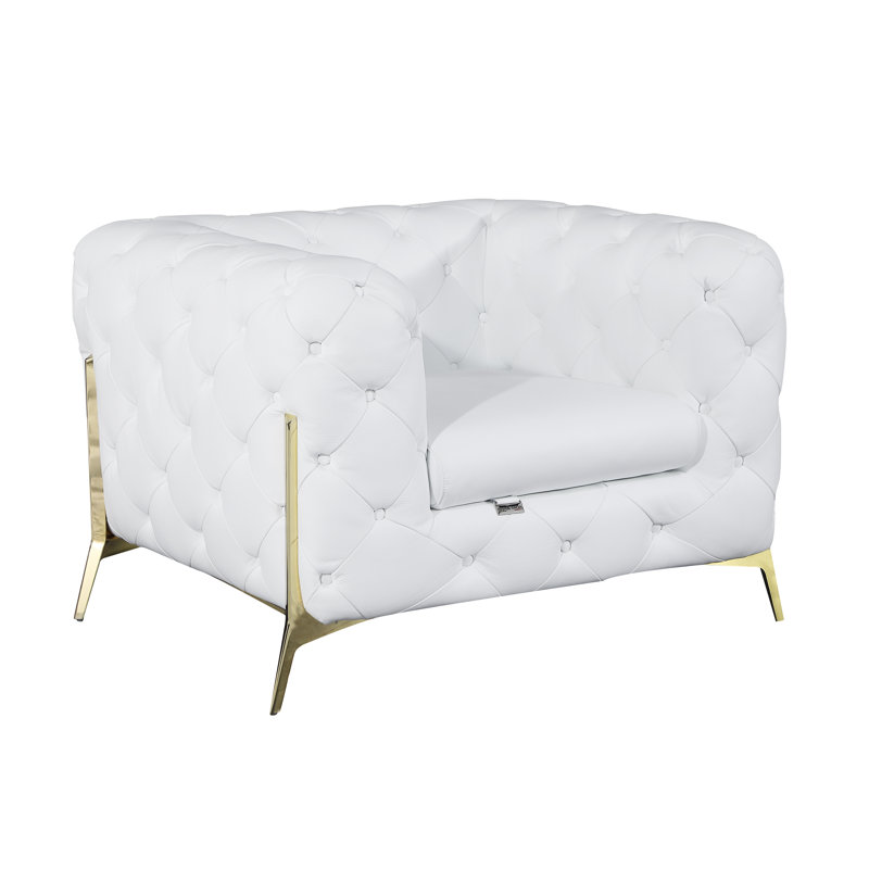 Fauteuil en cuir italien 100% Global Global