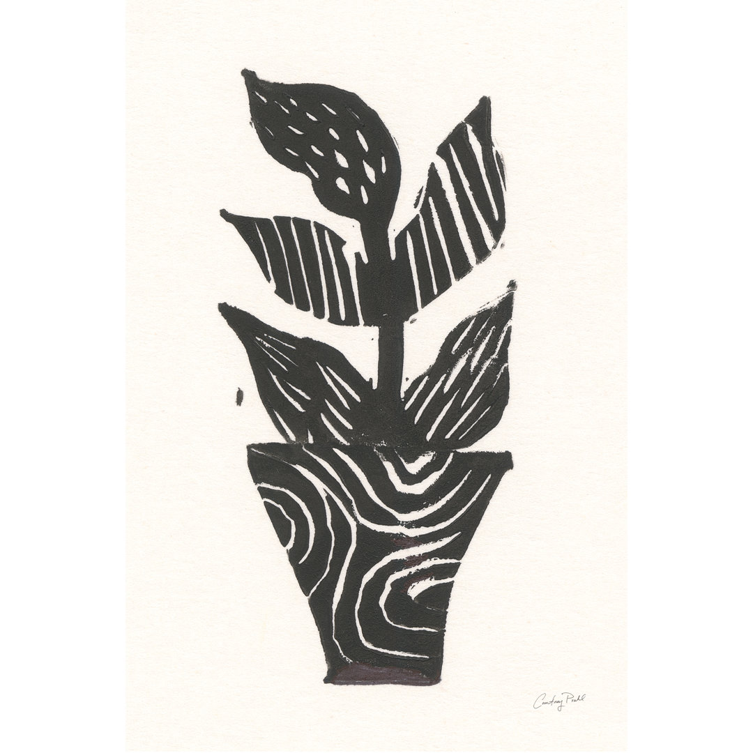 Planted VI by Courtney Prahl - Wrapped Canvas Drawing Print
