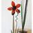  Metal Flower Sculptures 37" Tall – Recycled Iron Decorative Floral Set of 3
