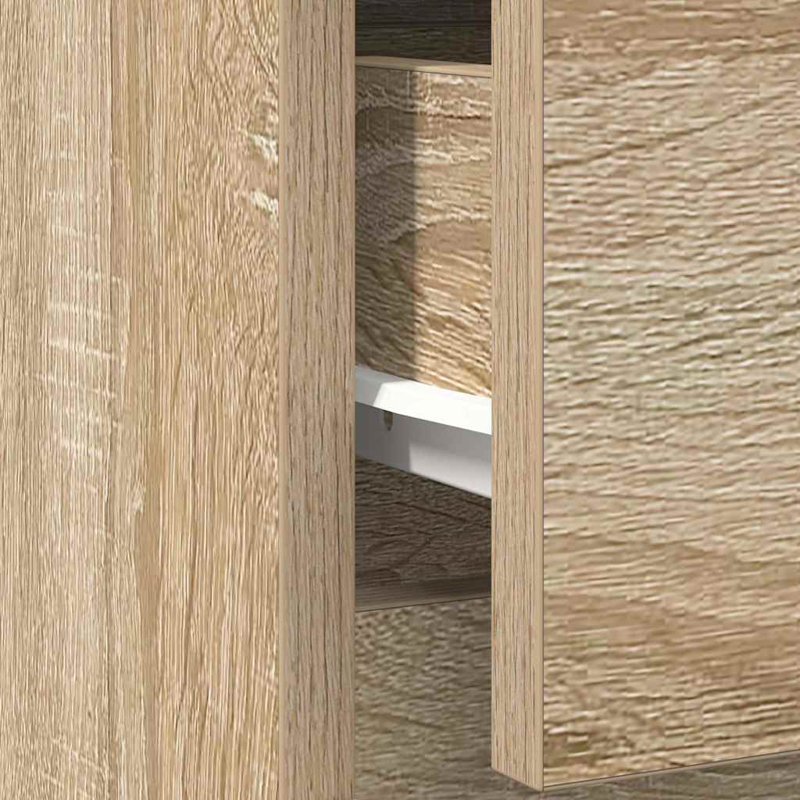 Sideboard With Drawer 71X35x84 Cm Engineered Wood, Sonoma Oak