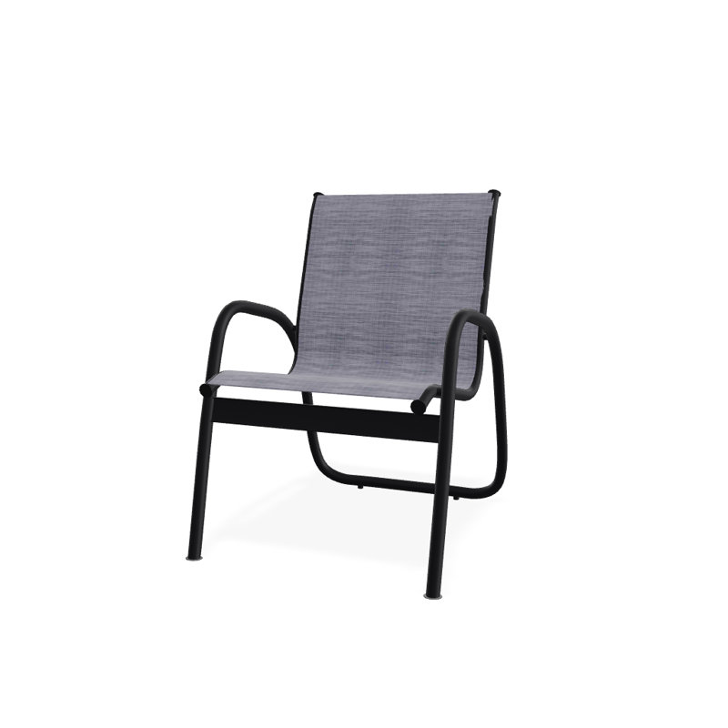 Fauteuil de patio Gardenella, Noir texturé, Brooks