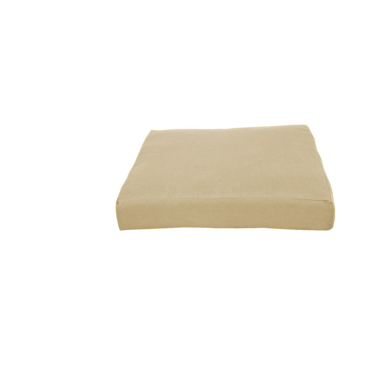 Outdoor Barstool Cushion, Spectrum Sand Sunbrella® Plainweave