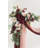  Ling's Moment Flower Arch Decor with Drapes in Romantic Marsala-1987964109
