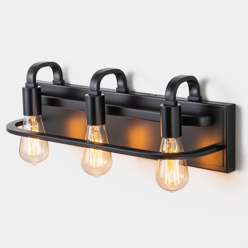 3-light Industiral Vanity Light