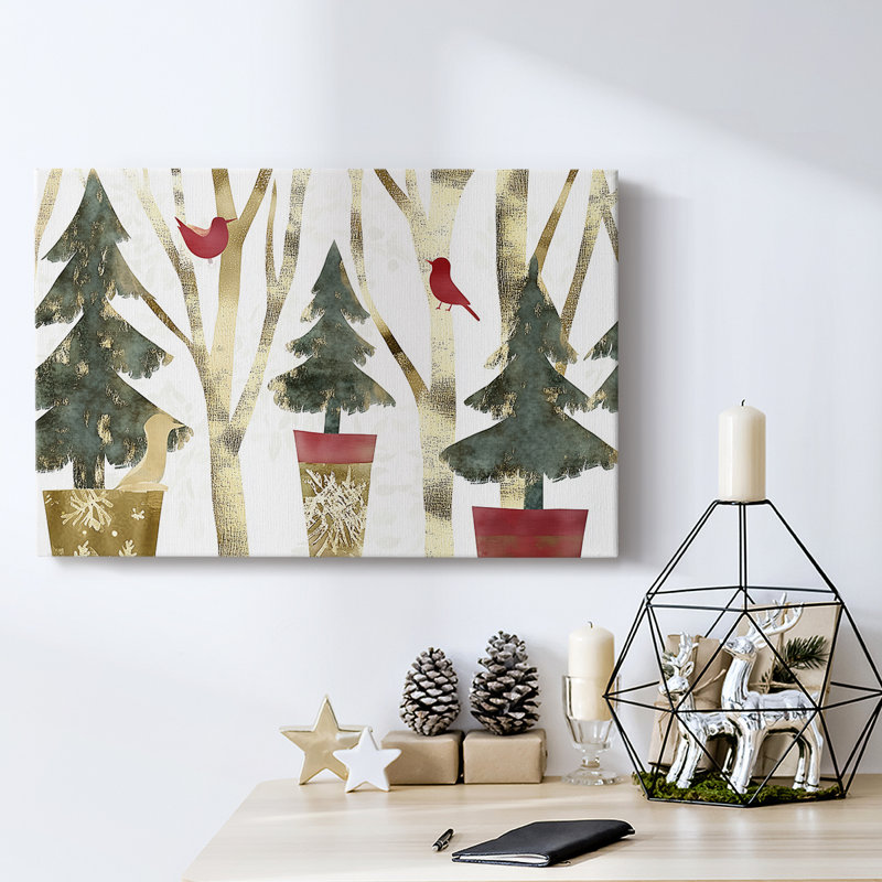 Christmas Holiday Arts - Toile tendue avec châssis, H 24 po x l 36 po