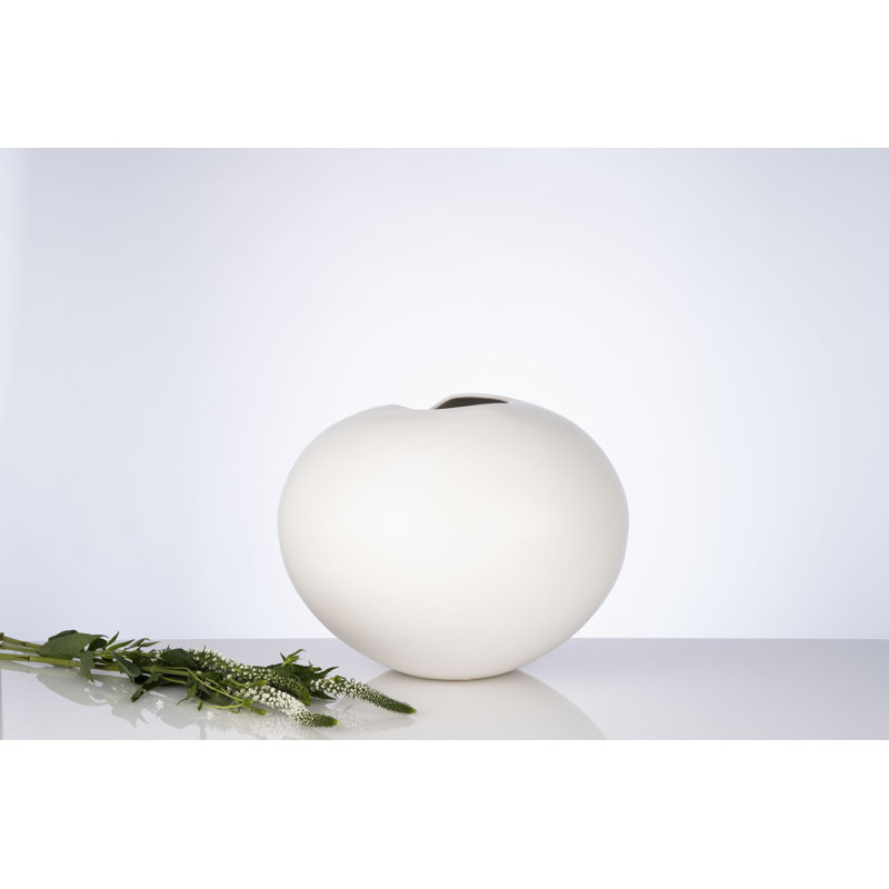 Milan Handmade Ceramic Vase, White
