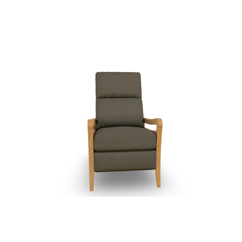 Fauteuil inclinable moderne, Cendré, Bouleau couleur miel