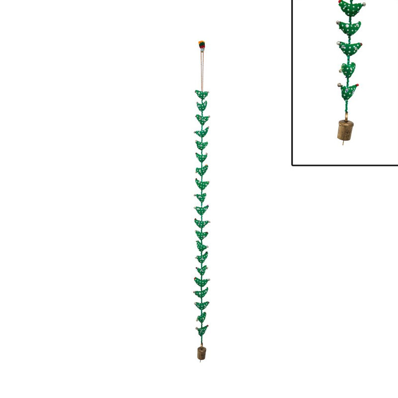 Carillon 20 oiseaux verts, Vert