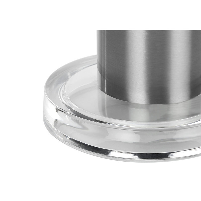 Lampe de table contemporaine et moderne, Argent argent, Blanc