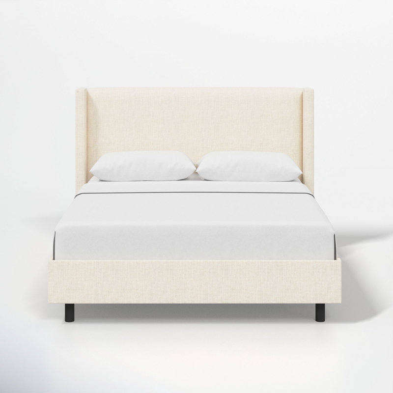 Hanson Upholstered Wingback Platform Bed & Reviews | Joss & Main