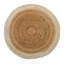 Rug & Kilim’S Modern Circle Jute Rug In Brown And Ivory Tones