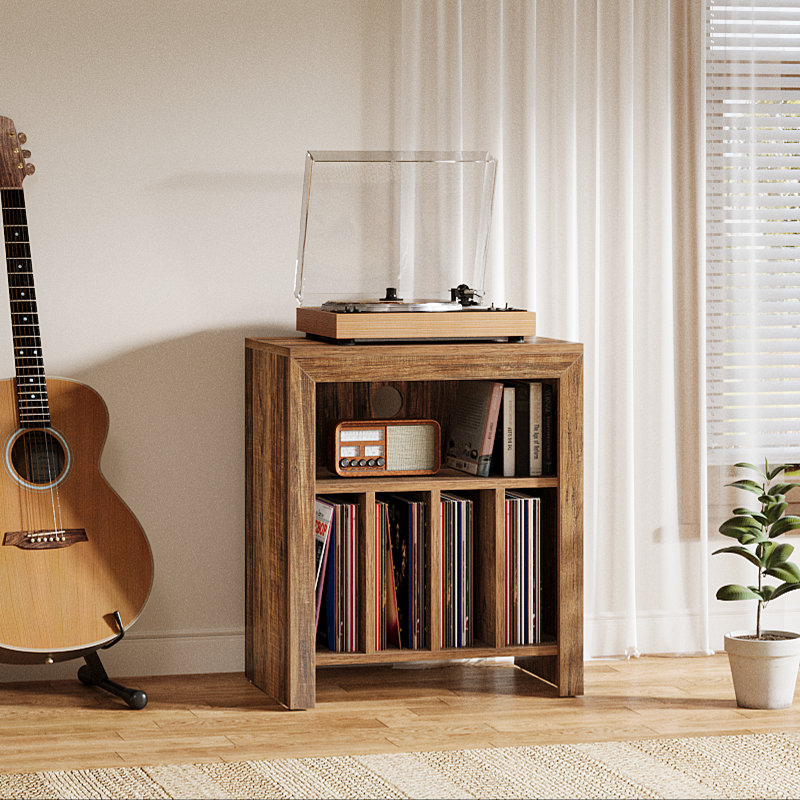 Support pour tourne-disque, support pour tourne-disque industriel en bois