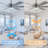 65 Inch Gorgeous Crystal Ceiling Fan With Lights And Remote, Modern 6 Speeds DC Motor Reversible Ceiling Fan For Bedroom-105767746