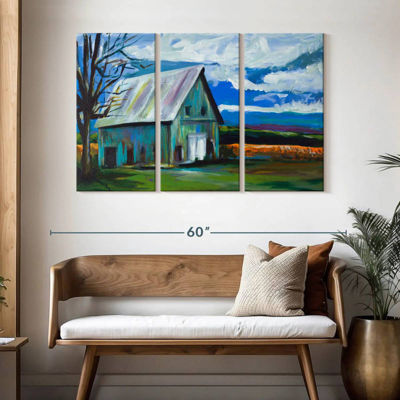 Lilie Old Barn, 32" H x 50" W
