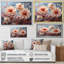 Fleurs délicates sur fond de fleurs - impressions sur toile de fleurs-125961412-125961411