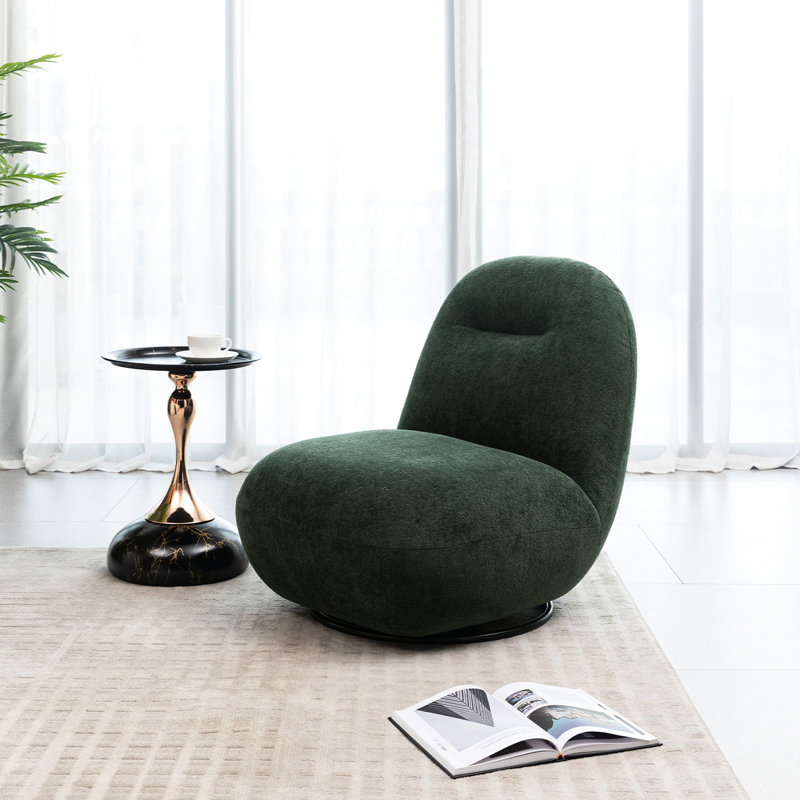 Banc pivotant en velours Modern Living Room