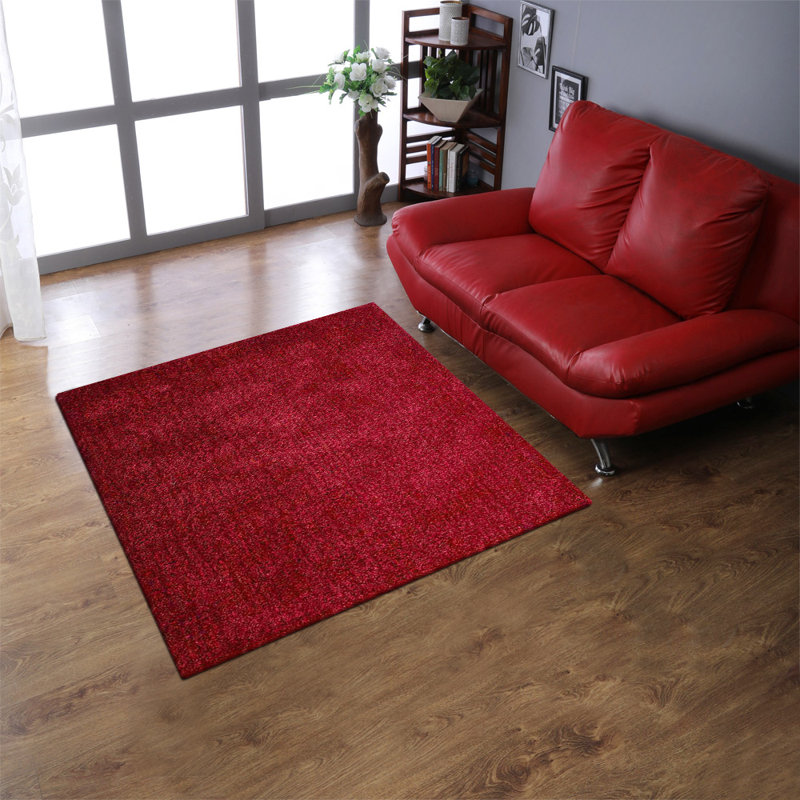 Tapis à poils longs Sanford, Carré 8 pi