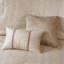 Ensemble d'édredon brodé 8 pièces pour grand lit naturel-131581702