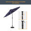 Parasol de marché éclairé 108 po Donye-917623546