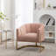 Fauteuil demi-tonneau rembourré l 30 po Romy-1115816502