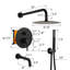 Système de douche complet à double fonction Calder avec valve brute-98287145