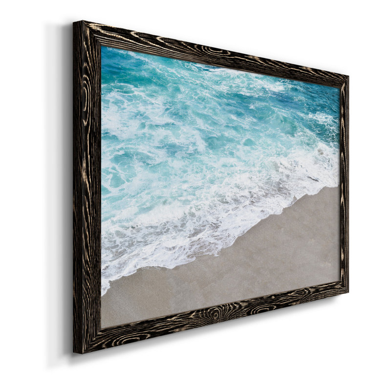Cali Tides I - reproduction de photo sur papier encadrée, H 24 po x l 18 po x P 1,5 po, Noir