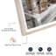 Décoration murale Glittering Celebration I Shadowbox Print par Notoriart, cadre blond, 11 x 16-2003225132-2003225133