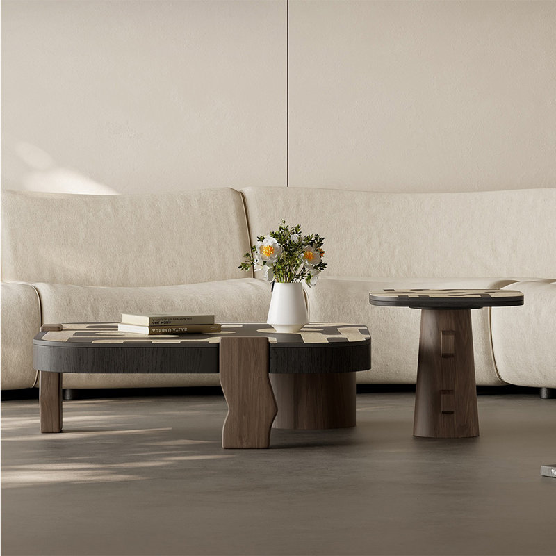 Table basse carrée de style italien