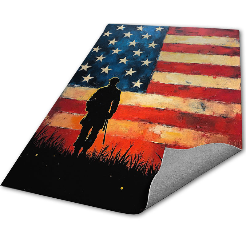 Tapis d'honneur et de gloire, Rectangulaire 3 pi x 5 pi