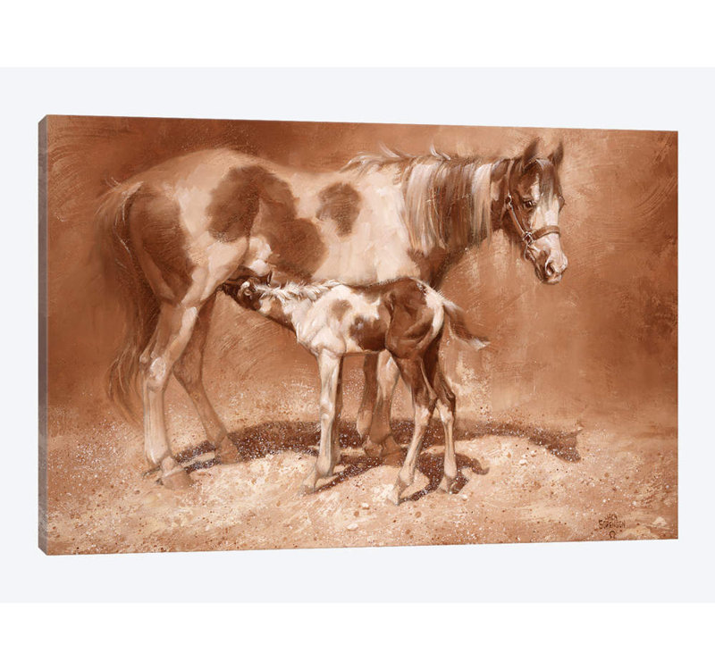 « sienna paint », impression sur toile, H 26 po x l 40 po x P 1,5 po, Toile tendue, Pas de tapis