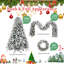 3-Piece Pre-Lit Artificial Christmas Trees Wreath And Garland Set