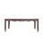 Antique Elm 82" Long Dining Table