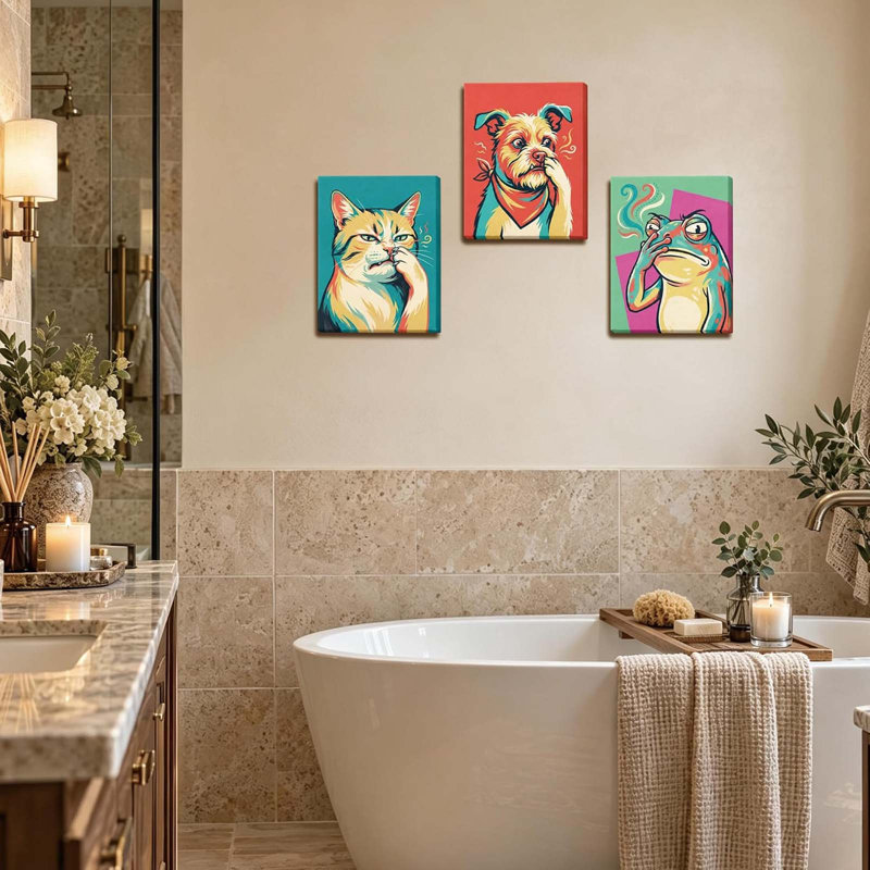 3 Piece Wrapped Canvas Wall Art