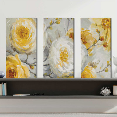 "Sunshine", ensemble de 3 impressions sur toile