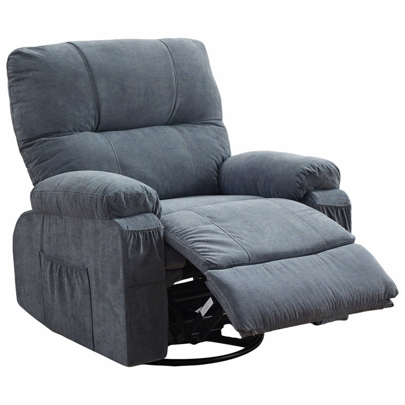 Fauteuil inclinable rotatif à 360 degrés polyvalent avec coussin et dossier moelleux pour un confort et une détente ultimes