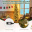 Lighted Artificial Pine Christmas Tree